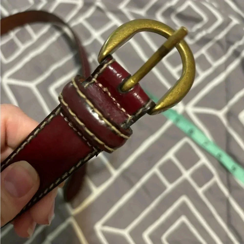 Brown belt 43 inches 40/100-Made in USA